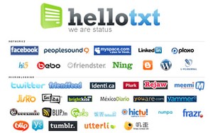 Las Redes Sociales en un Toque de Hellotxt